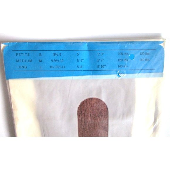 Vintage All in One Fit Lon Panti Hose - Canada New Old Stock Unopened 100% Nylon - Picture 5 of 5